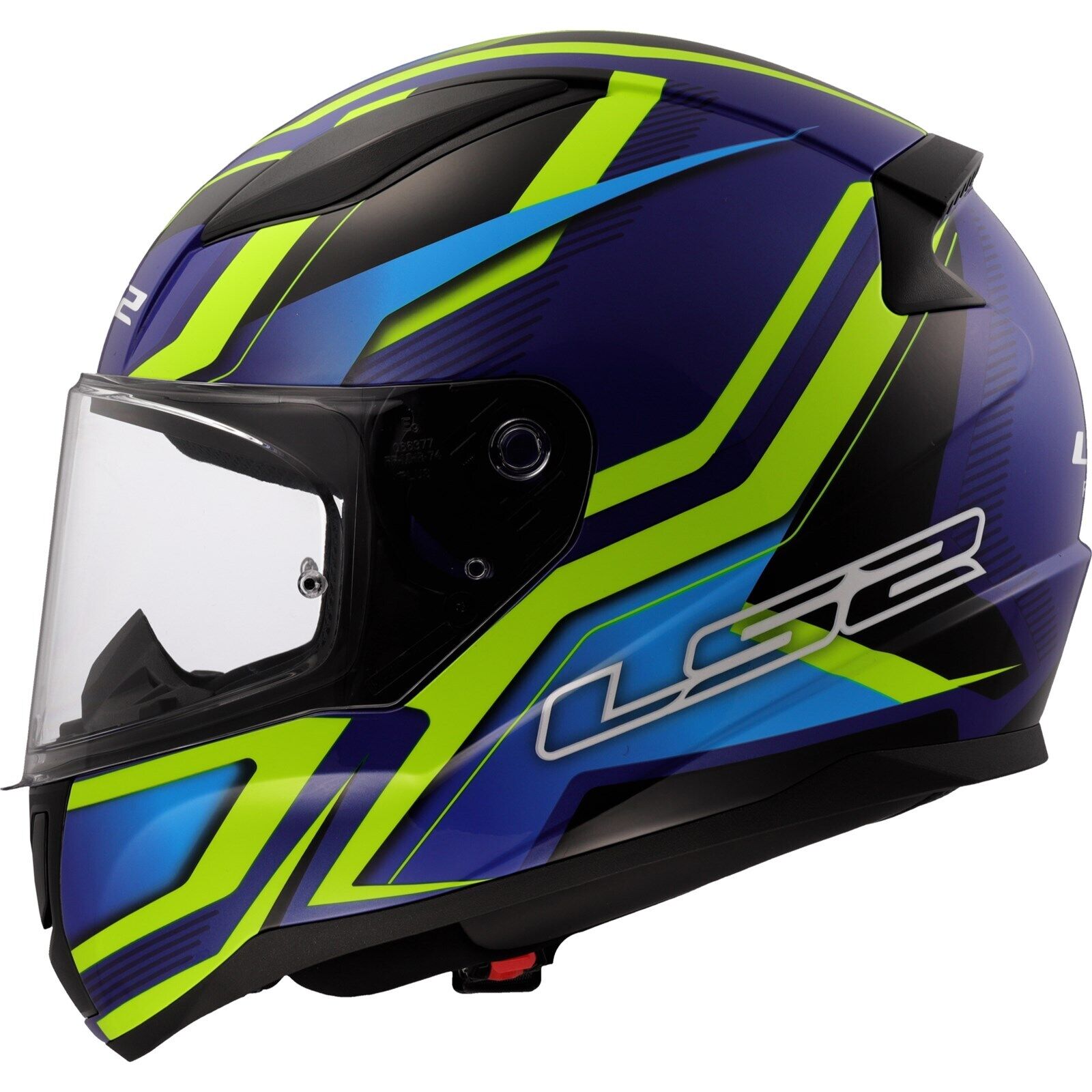 LS2 FF353 RAPID-II FLITZ Full Face Helmet- Yellow Blue