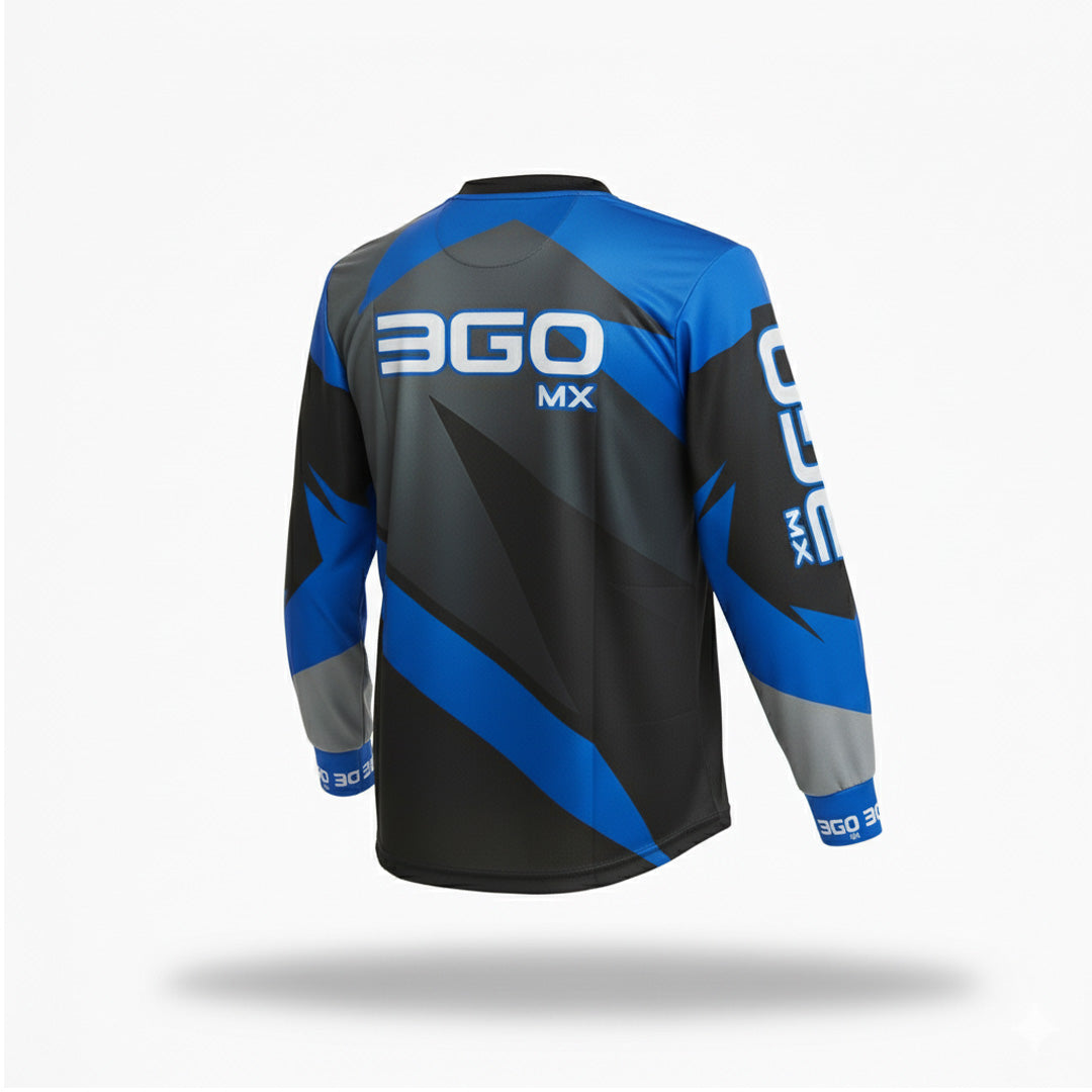 3GO Kids MX Race Jersey - Blue