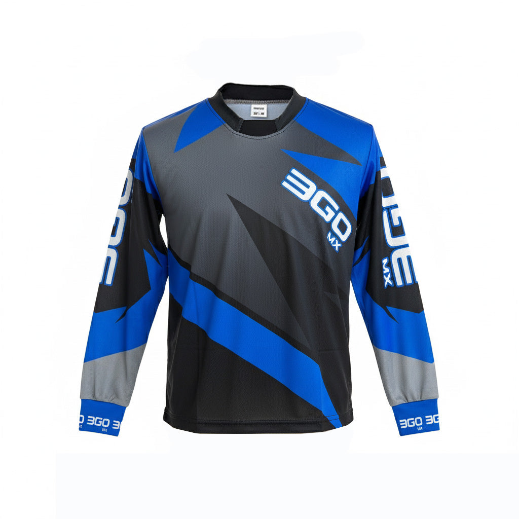 3GO Kids MX Race Jersey - Blue