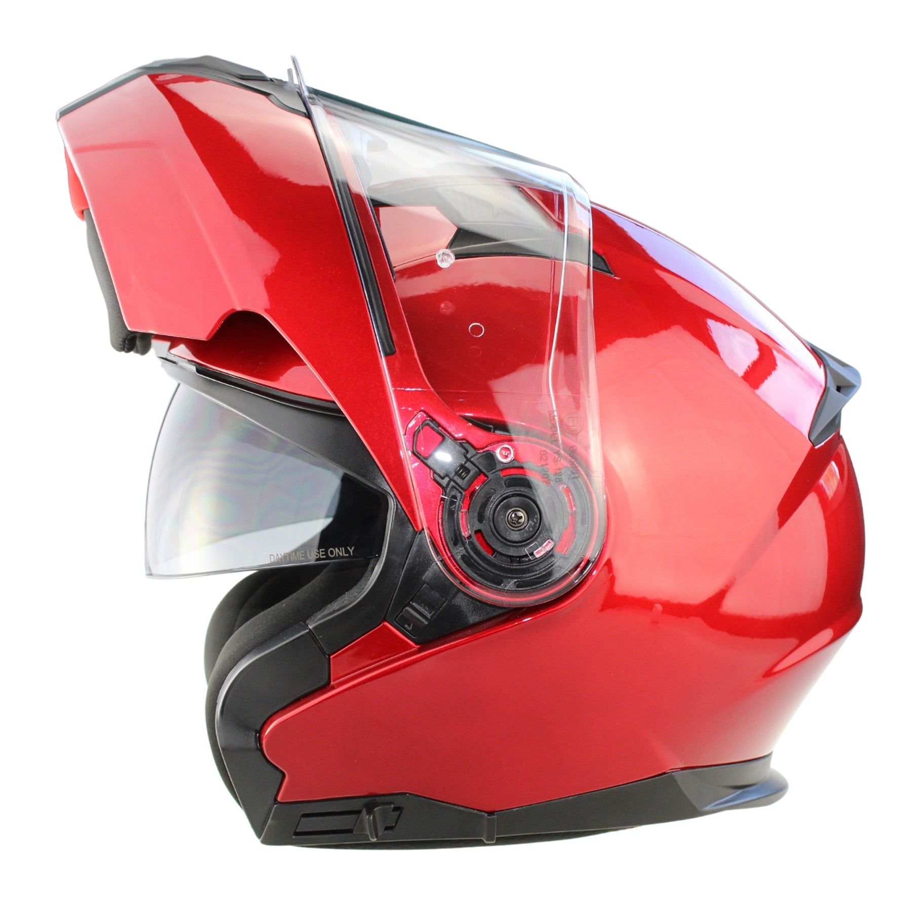 3GO E335 Flip Up Modular Helmet - Burgundy