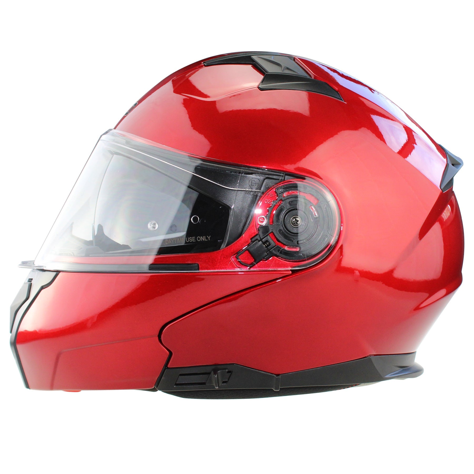 3GO E335 Flip Up Modular Helmet - Burgundy
